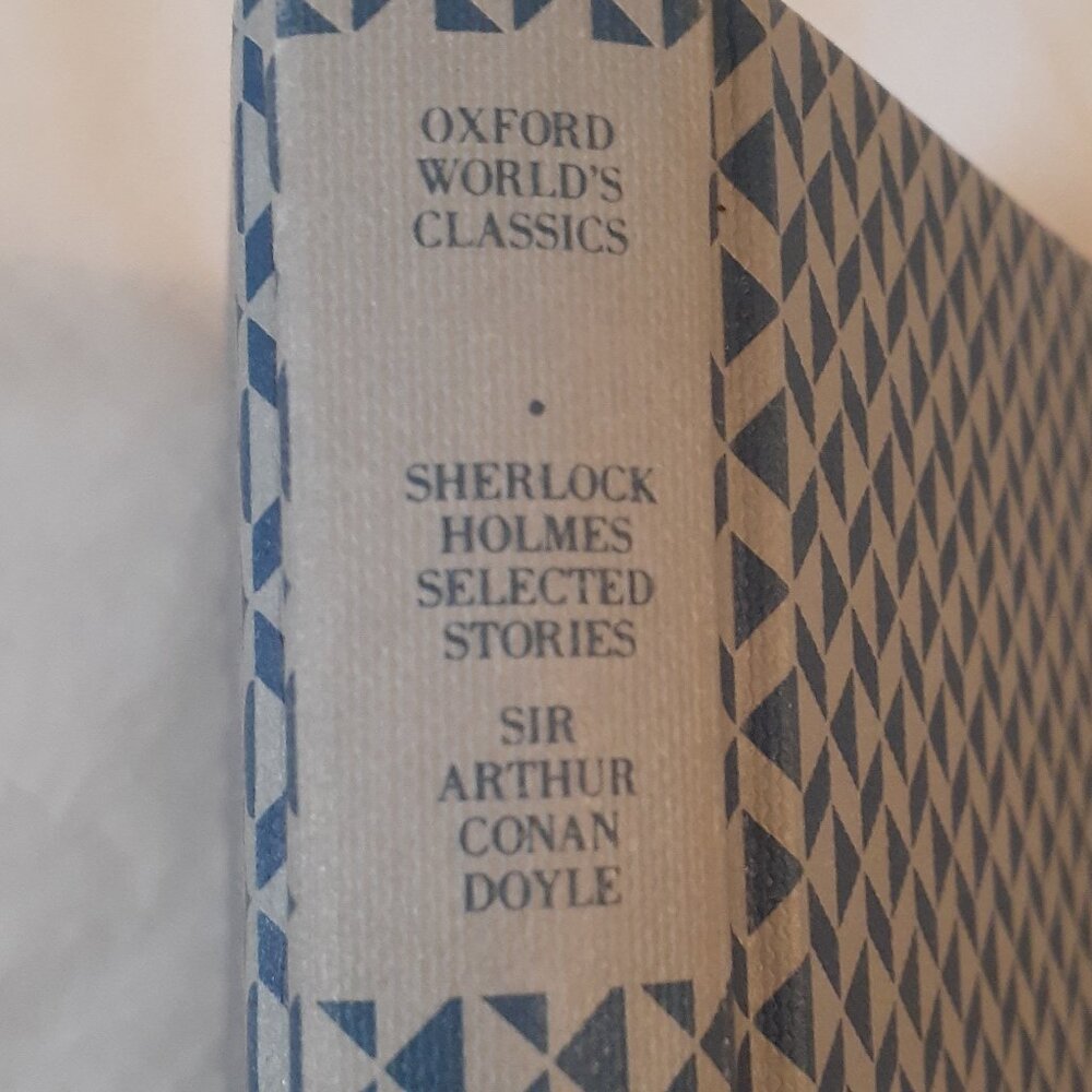 Vintage Hardcover Sherlock Holmes Book / Dark Academia